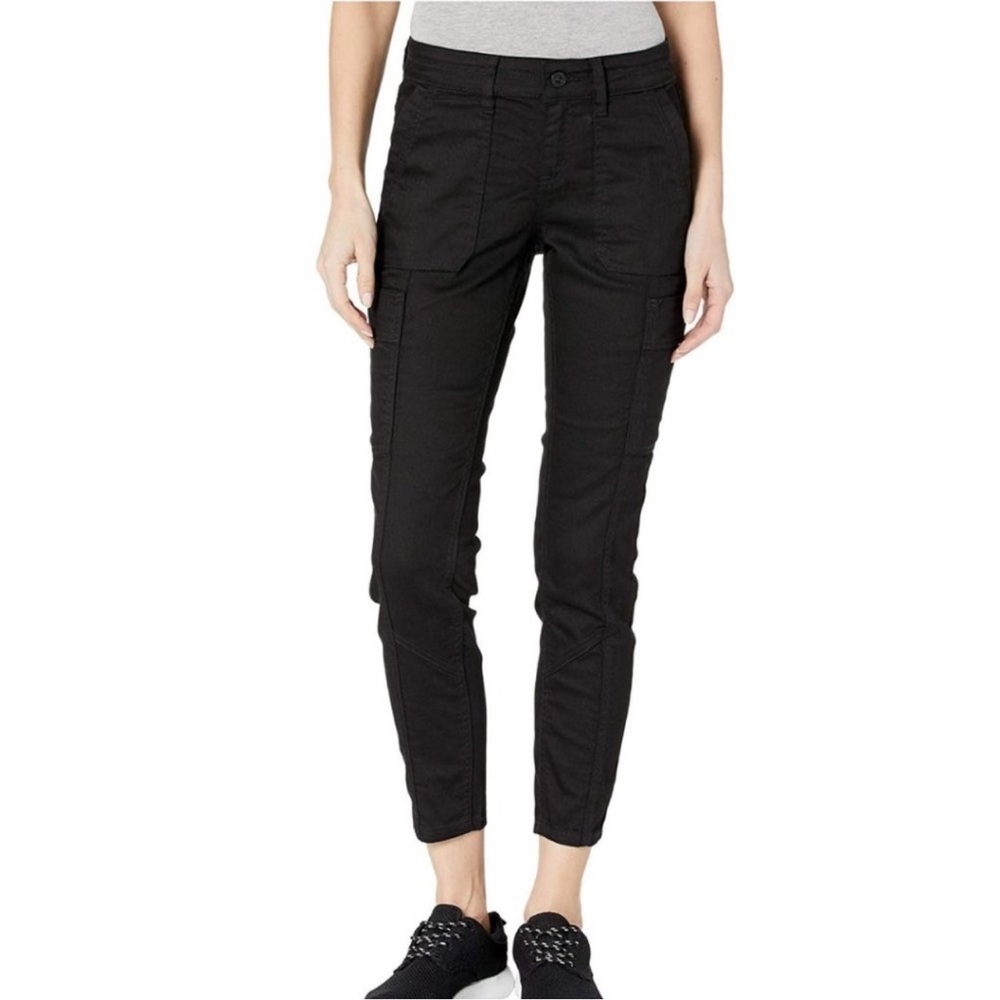NWT Prana Trail Mixer Pants Black Size 6 | Organic Stretch Denim